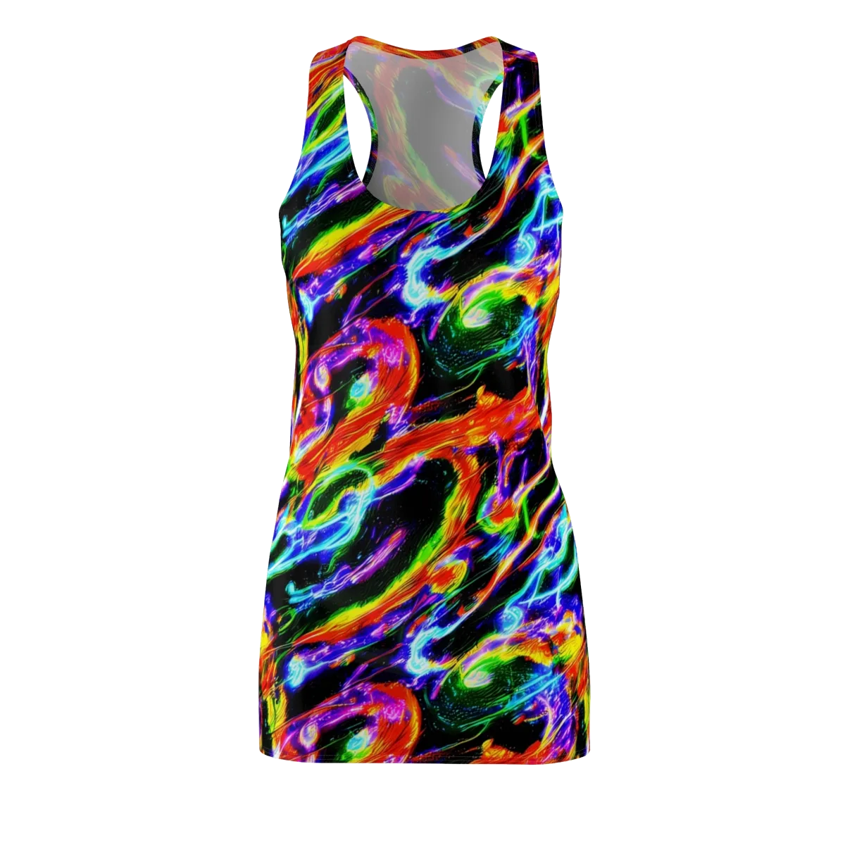 Afterglow Riot on Racerback Dress — Front