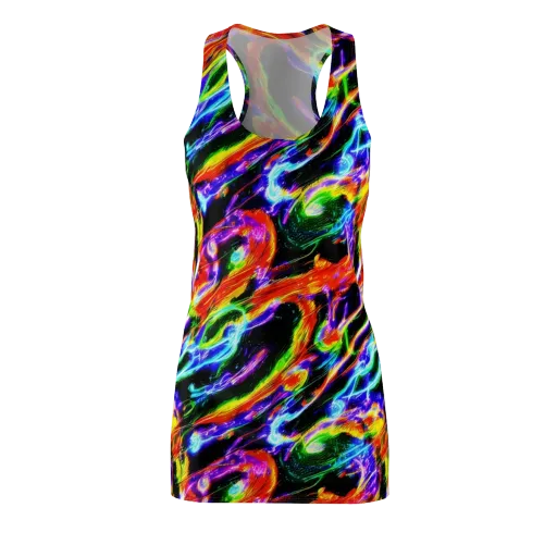 Afterglow Riot on a Racerback Dress
