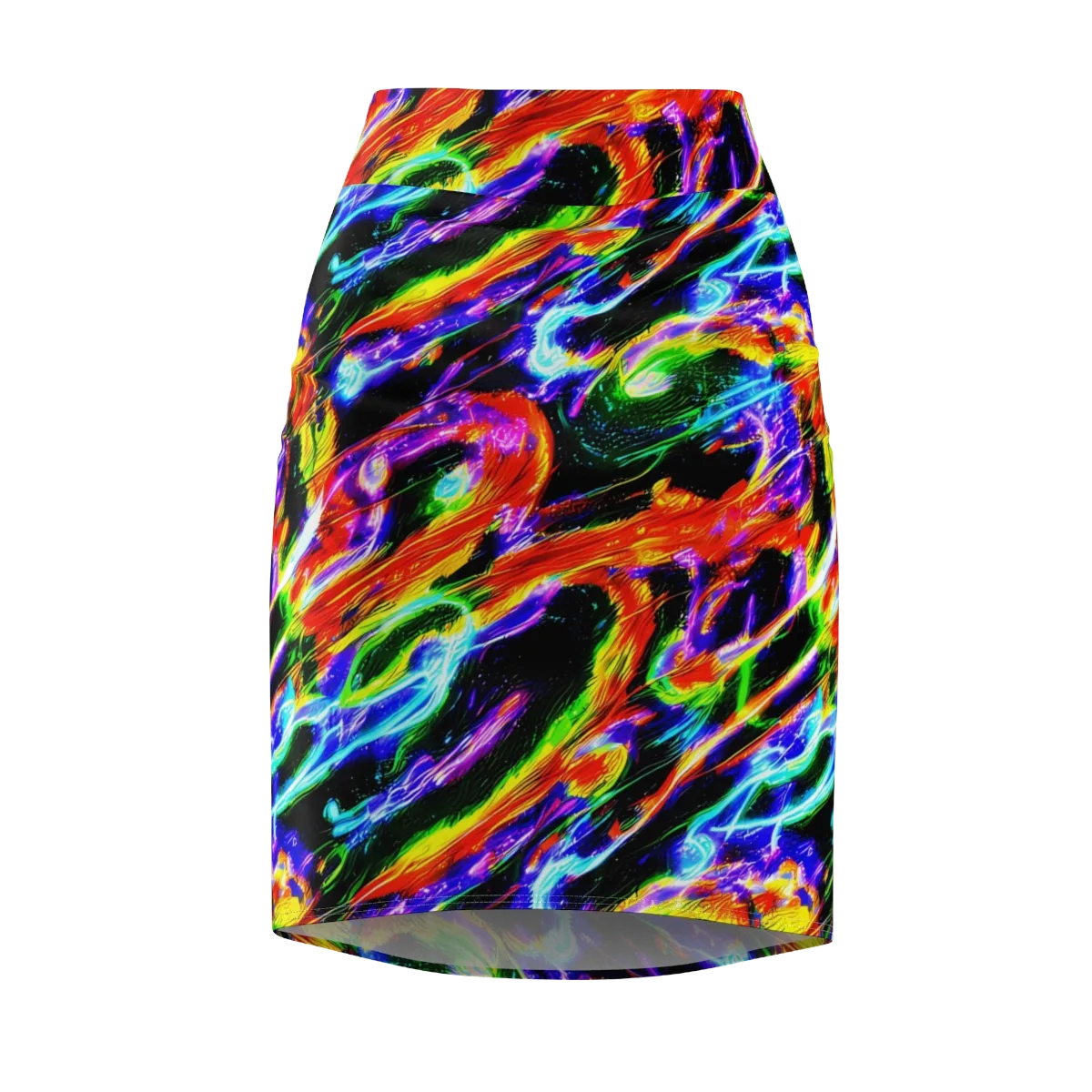 Afterglow Riot on Pencil Skirt — Front