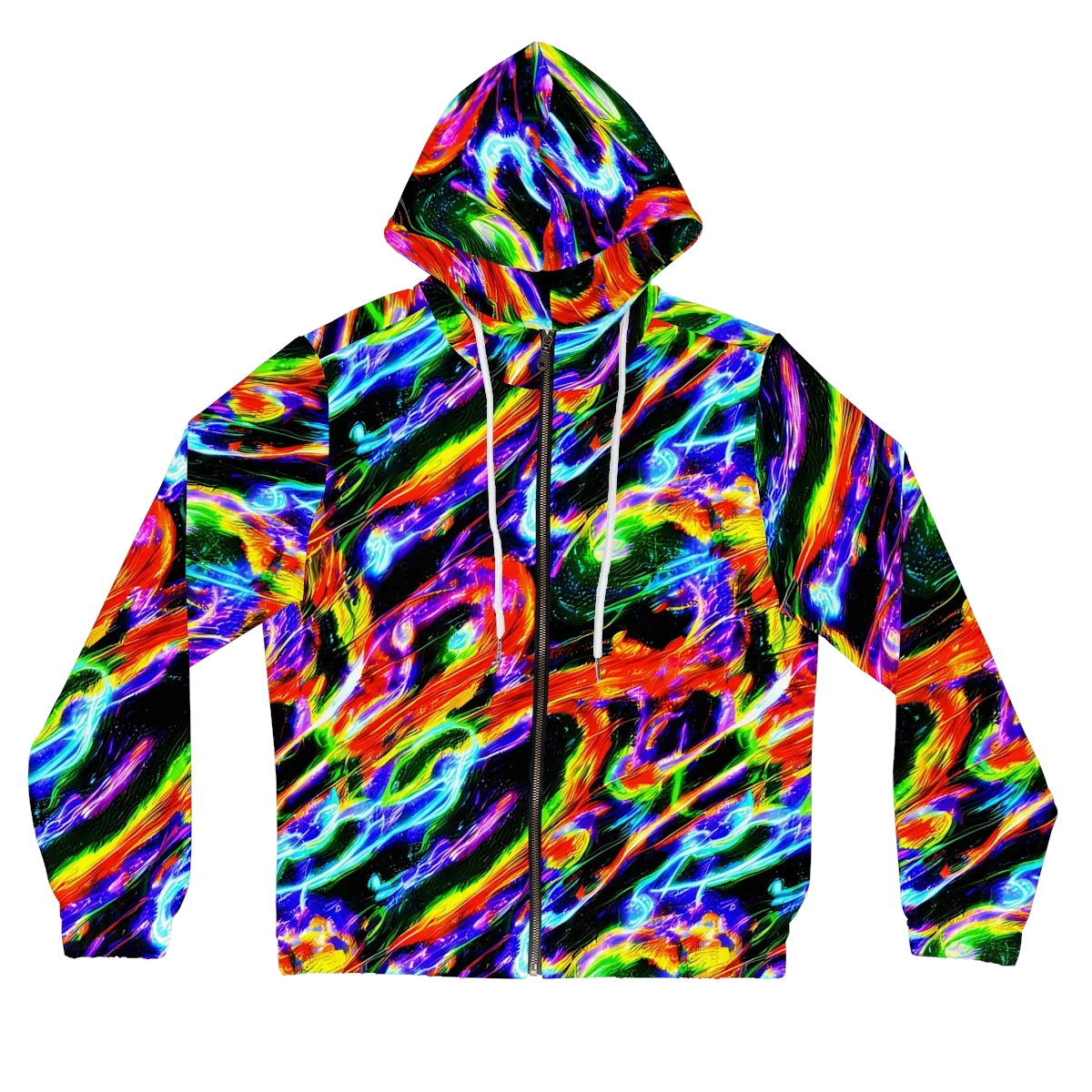 Afterglow Riot on Women's Full-Zip Hoodie — Front