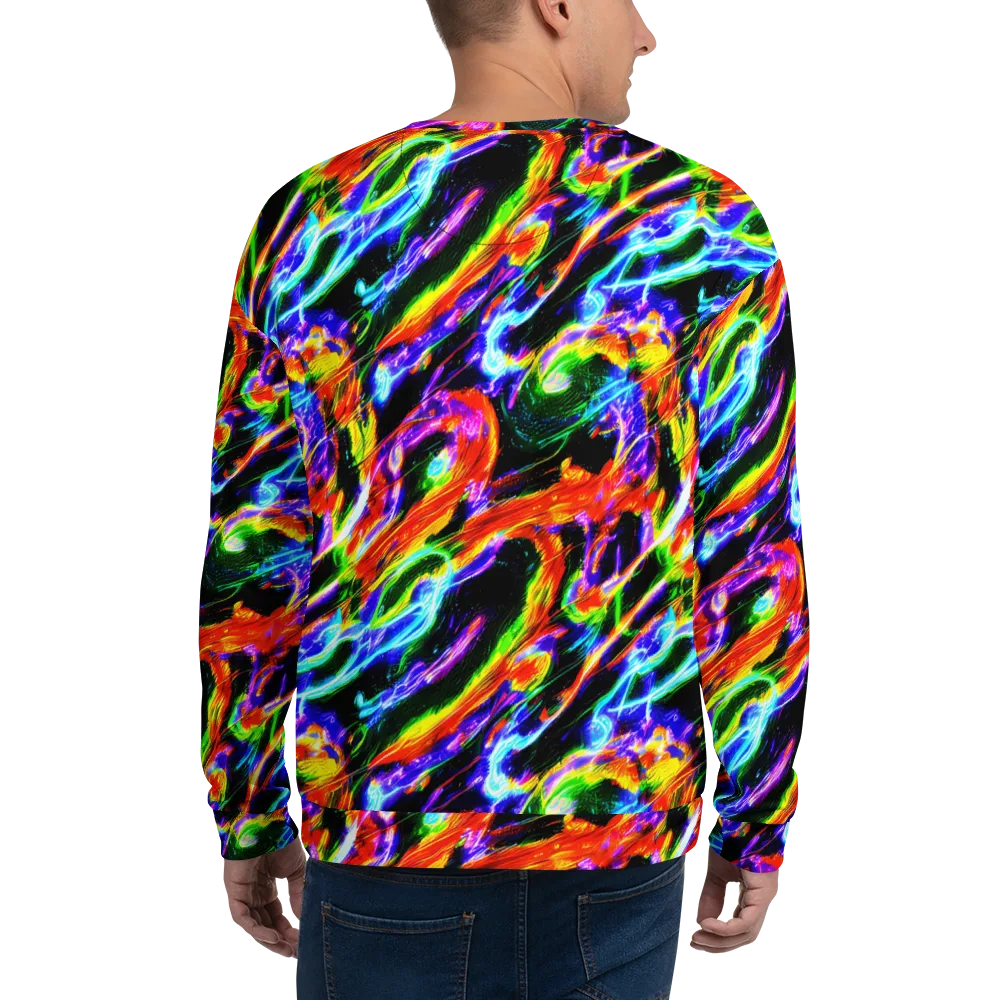 Afterglow Riot on Sweatshirt — Back