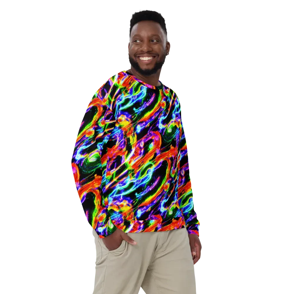 Afterglow Riot on Sweatshirt — Front