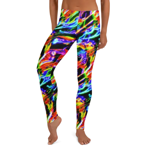 Afterglow Riot on a Leggings