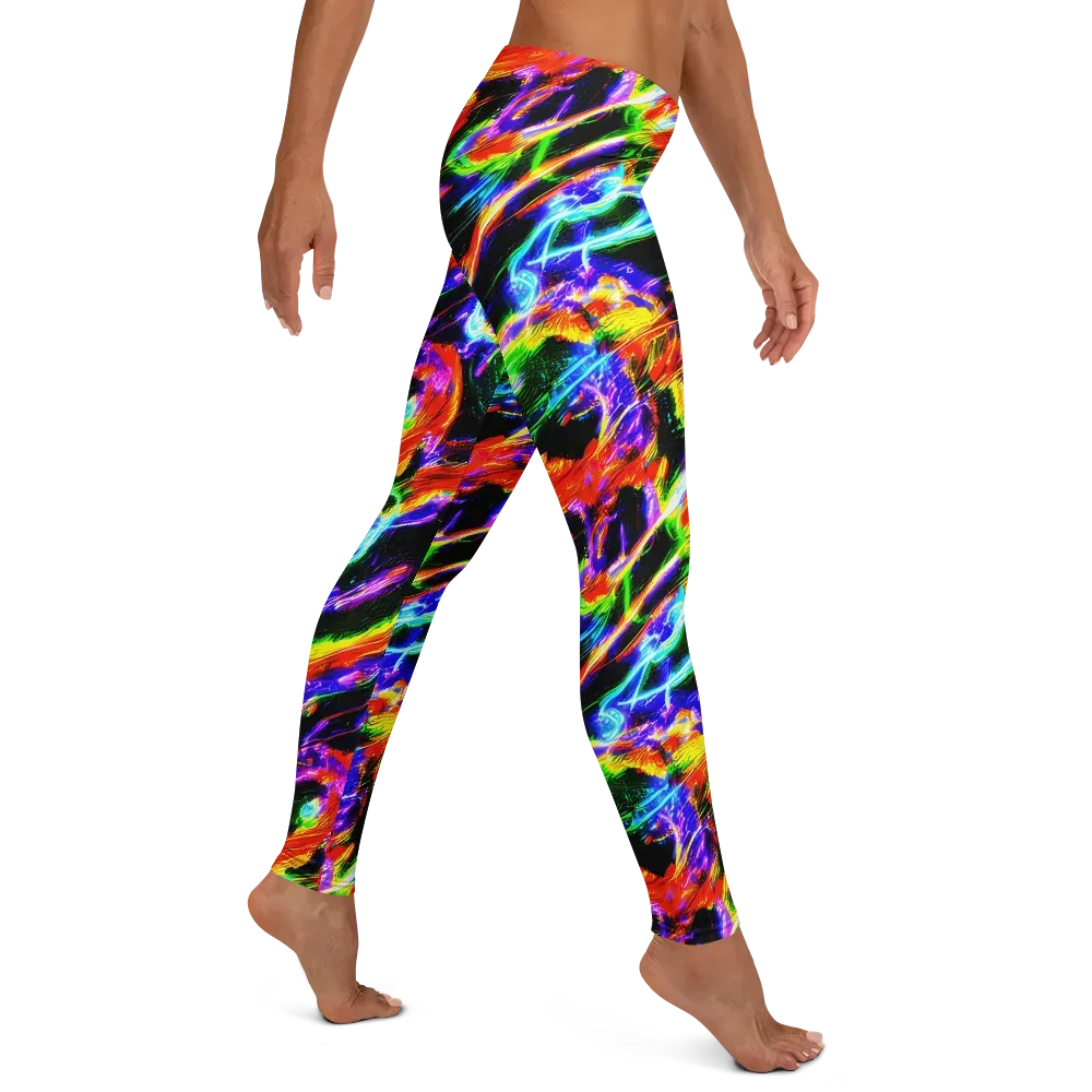 Afterglow Riot on Leggings — Right