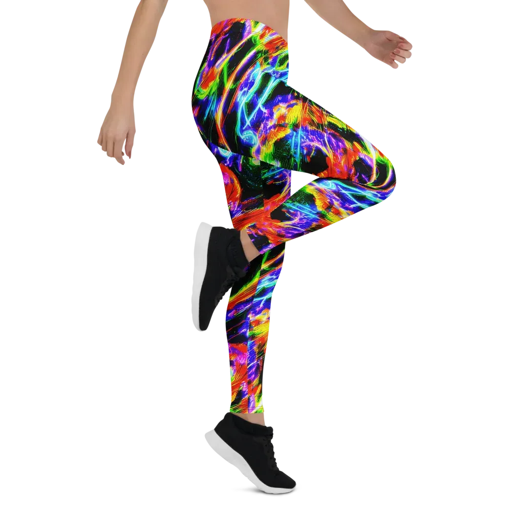 Afterglow Riot on Leggings — Right