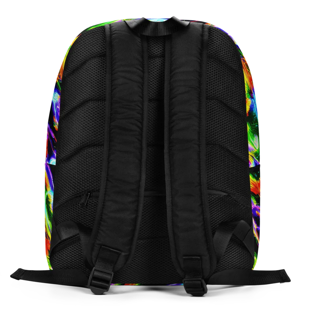 Afterglow Riot on Minimalist Backpack — Back