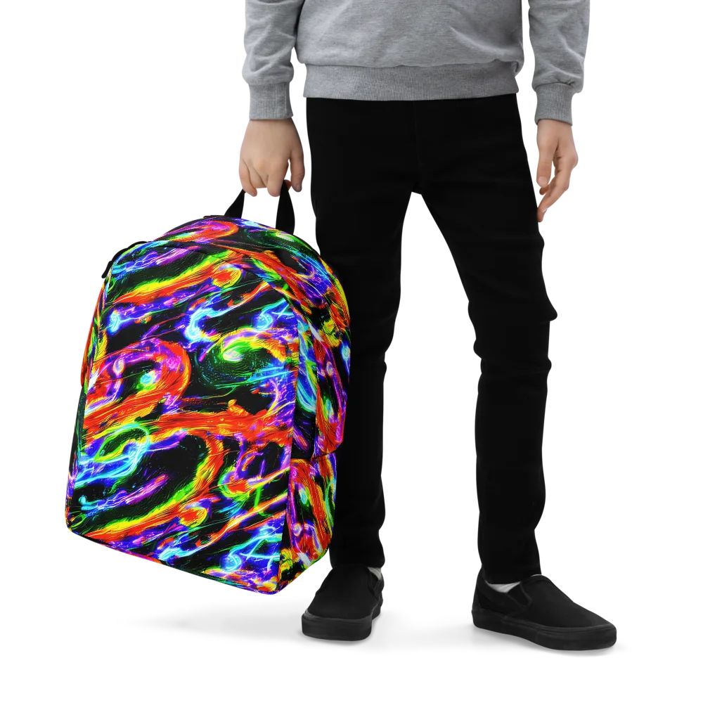 Afterglow Riot on Minimalist Backpack — Zoomed-in