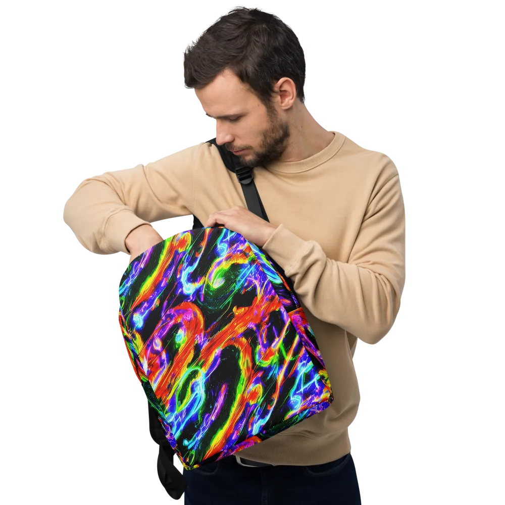 Afterglow Riot on Minimalist Backpack — Front