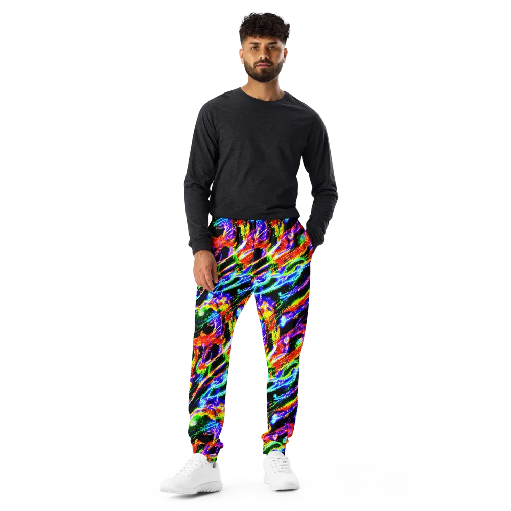 Afterglow Riot on Men's Joggers — Front