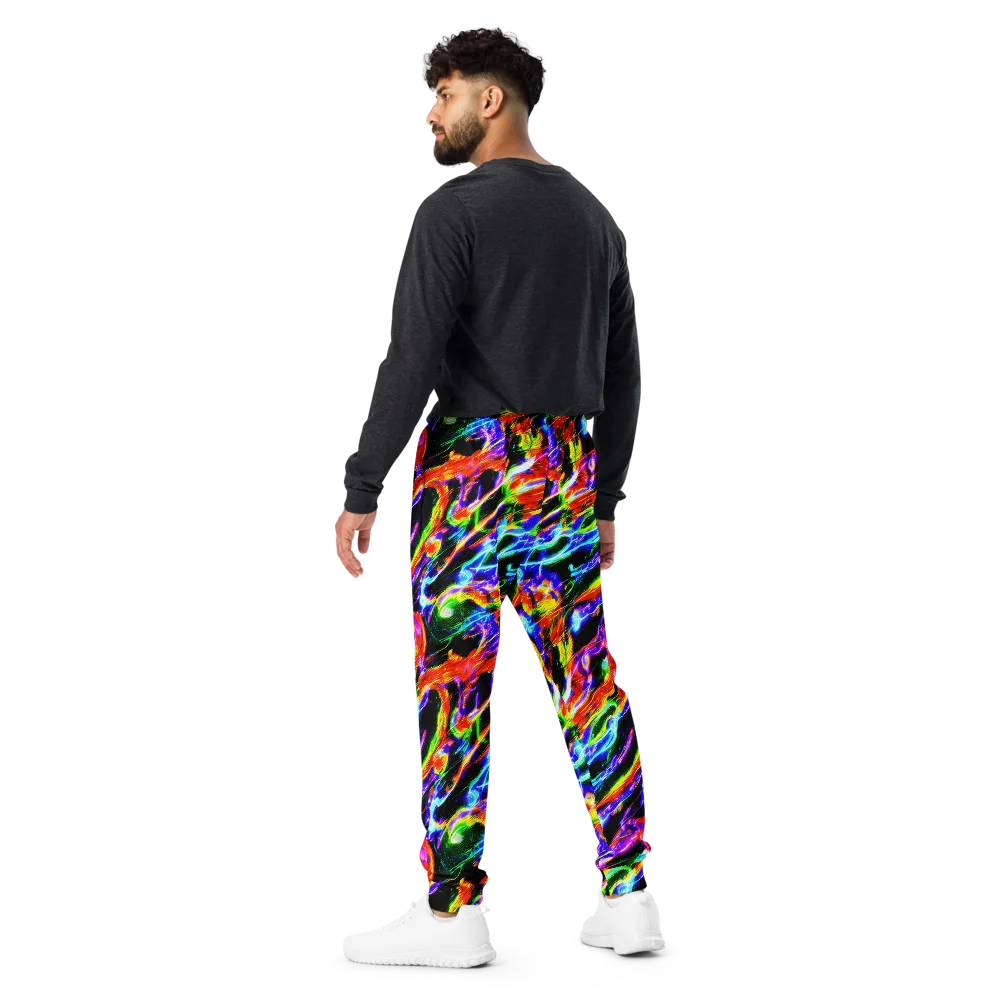 Afterglow Riot on Men's Joggers — Back