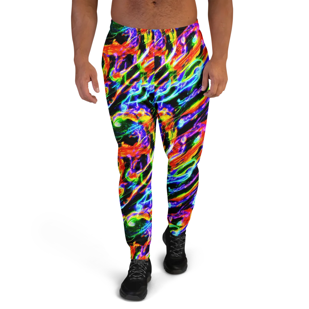 Afterglow Riot on Men's Joggers — Front