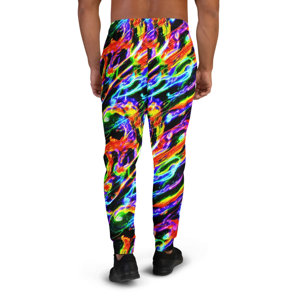 Afterglow Riot on Men's Joggers — Back