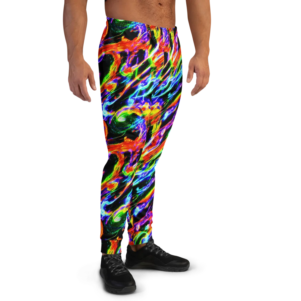 Afterglow Riot on Men's Joggers — Right