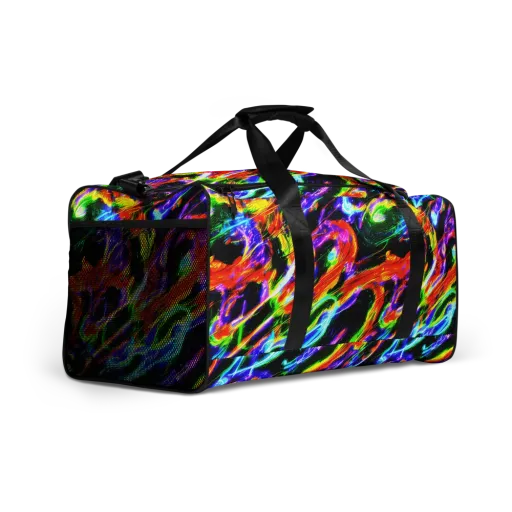 Afterglow Riot on a Duffle Bag
