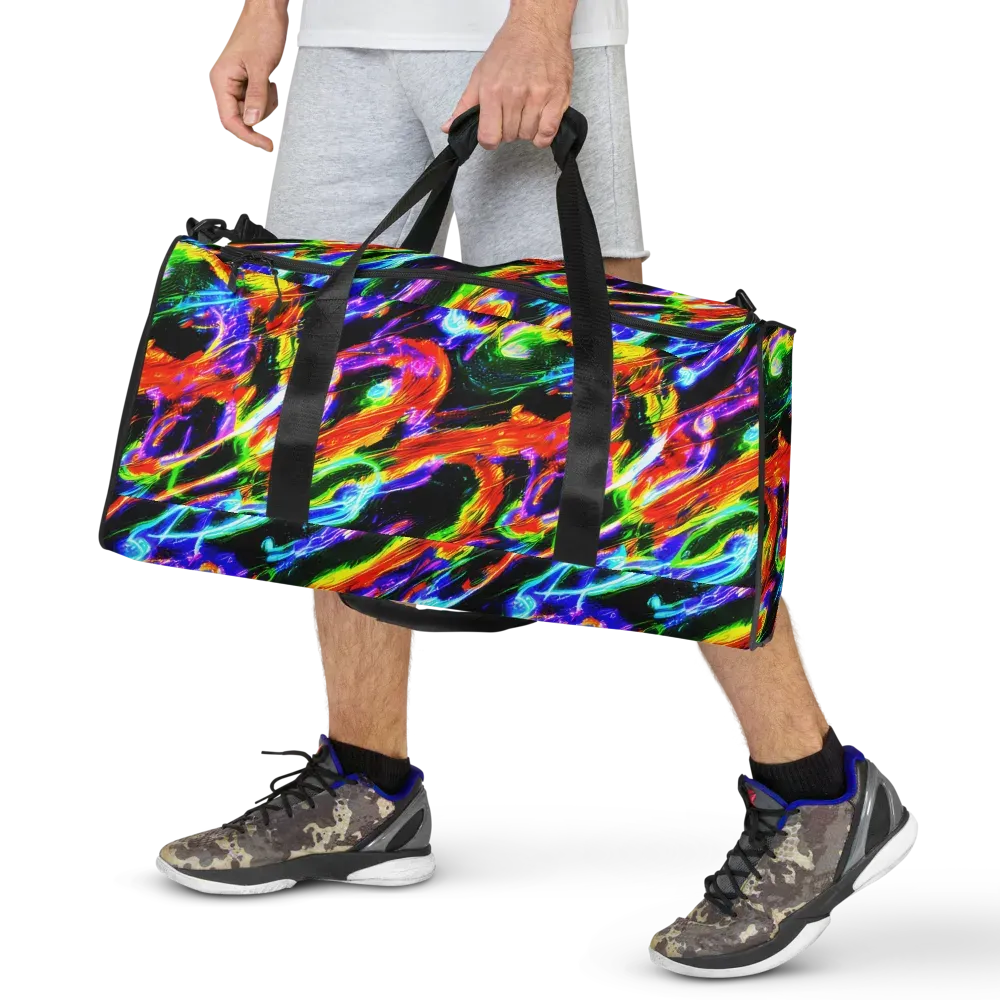 Afterglow Riot on Duffle Bag — Front