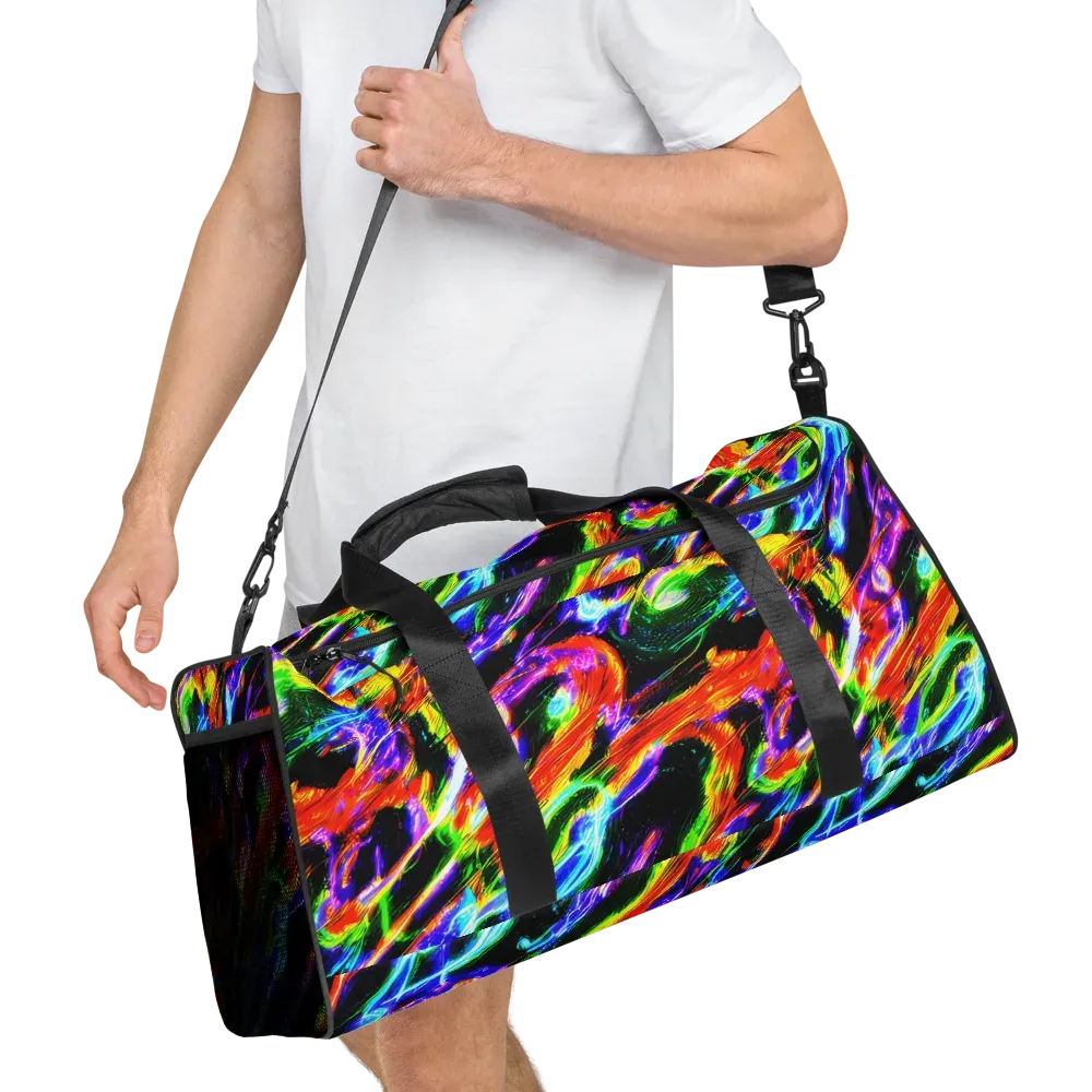 Afterglow Riot on Duffle Bag — Right Front
