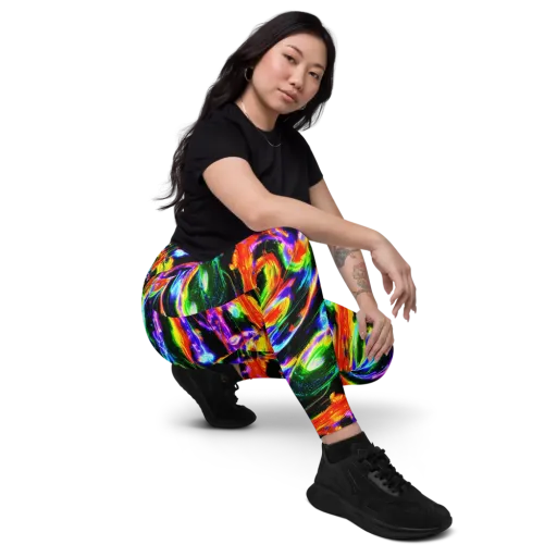 Afterglow Riot on a Leggings with Pockets