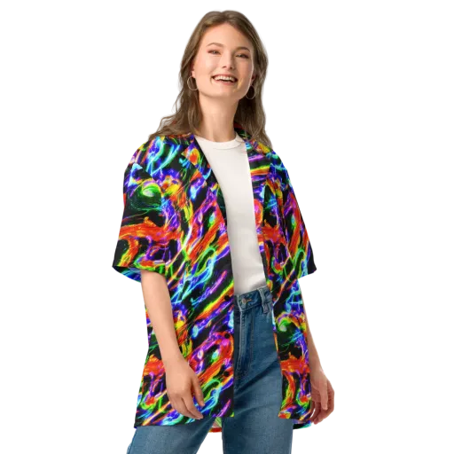 Afterglow Riot on a Button Shirt