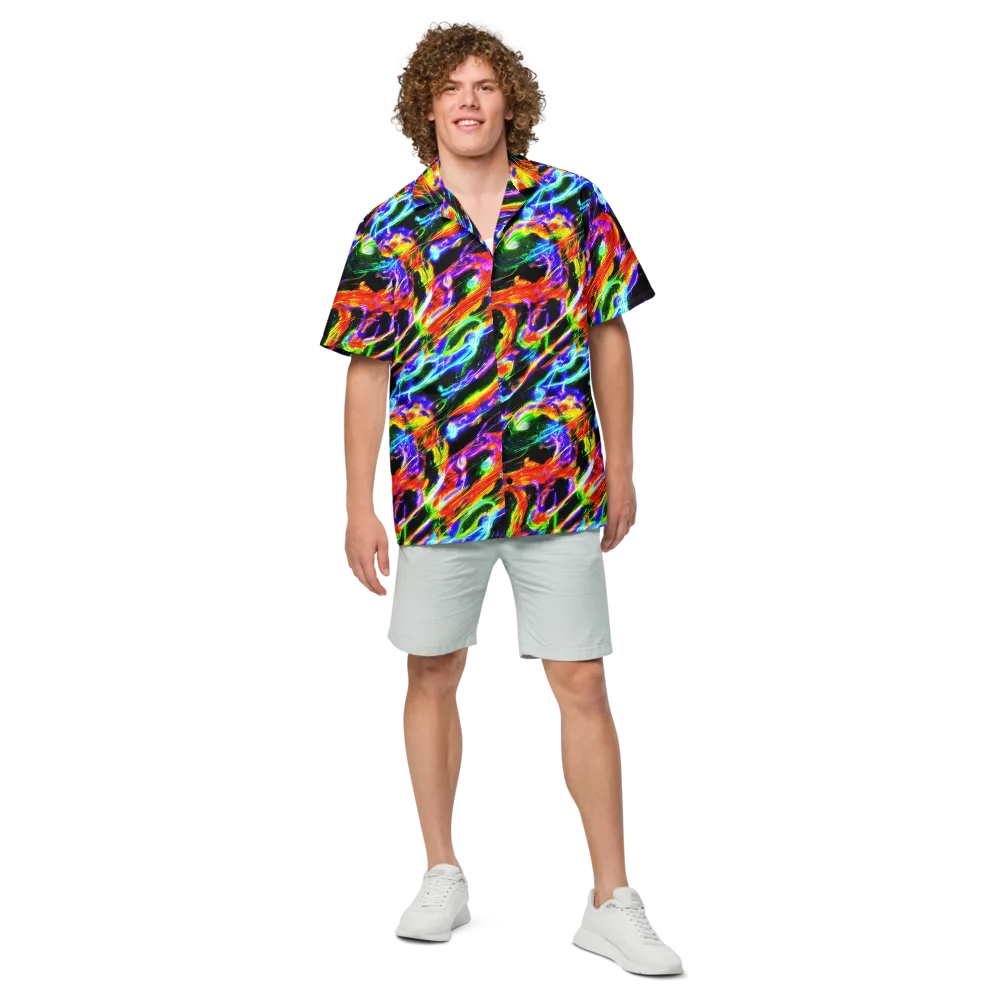 Afterglow Riot on Button Shirt — Front