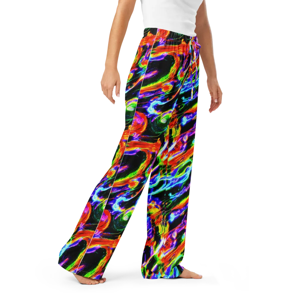Afterglow Riot on Women's Pajama Pants — Right Front