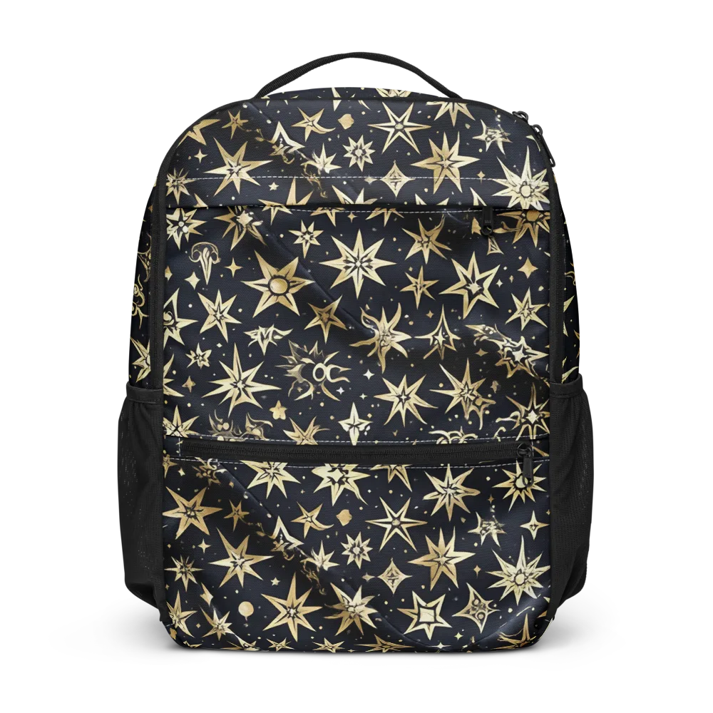 Gilded Nightfall on Utility Backpack — Front