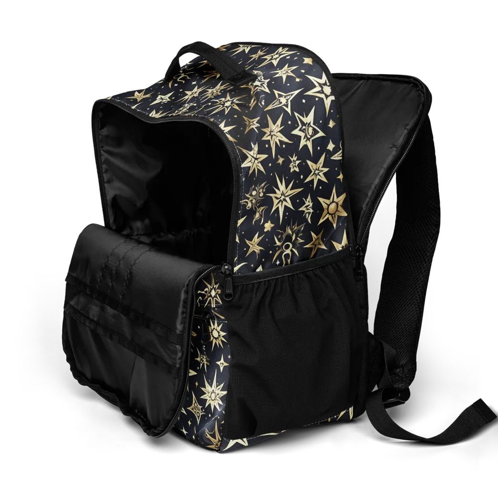 Gilded Nightfall on Utility Backpack — Product details 2