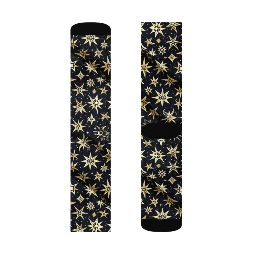 Gilded Nightfall on a Socks