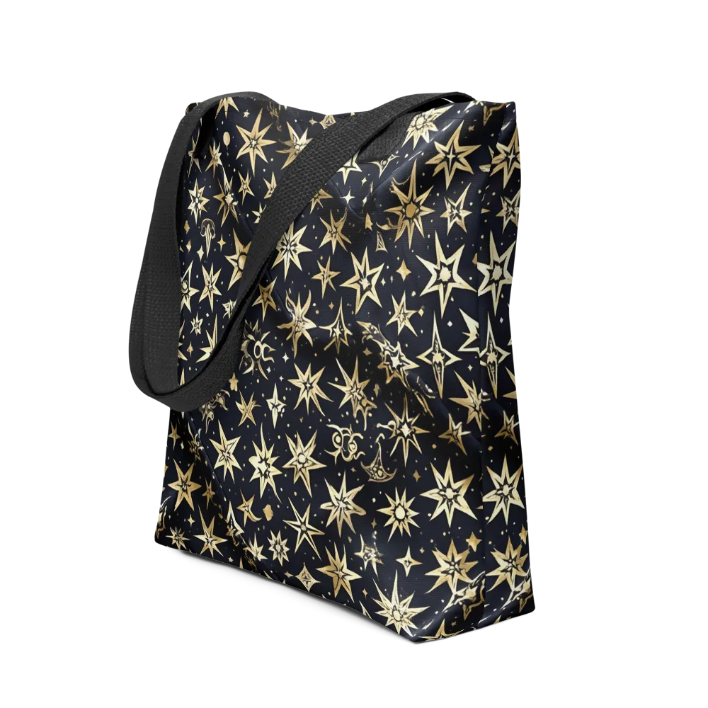 Gilded Nightfall on Tote Bag — Front