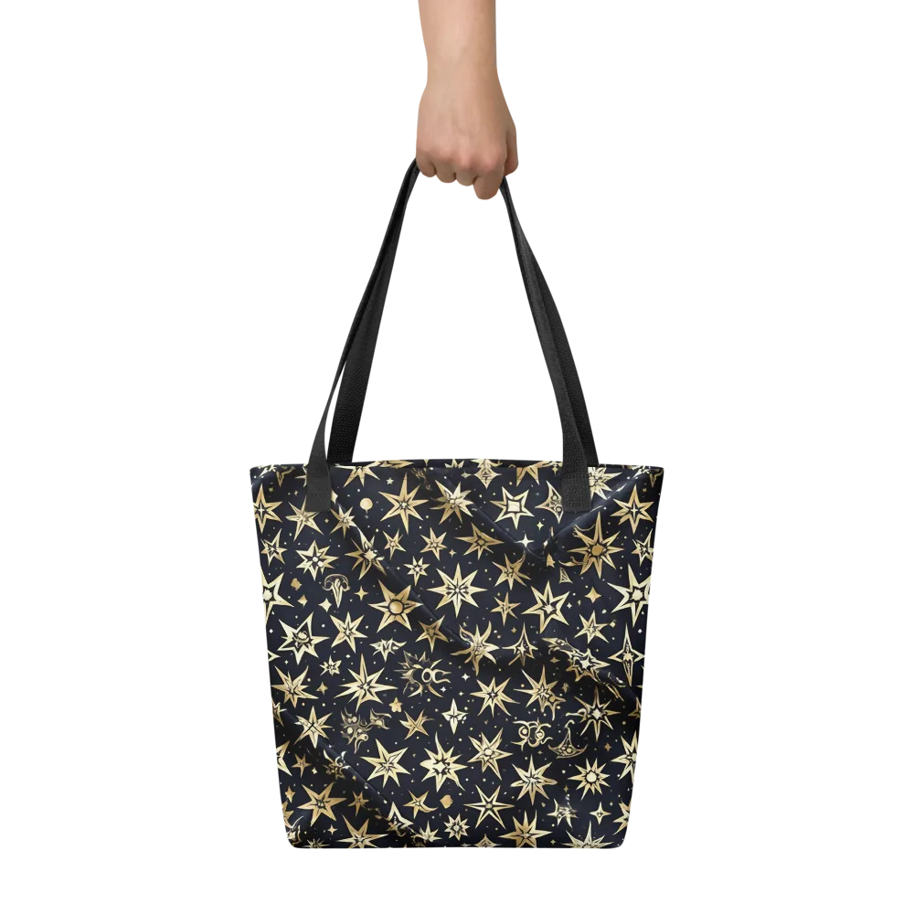 Gilded Nightfall on Tote Bag — Front
