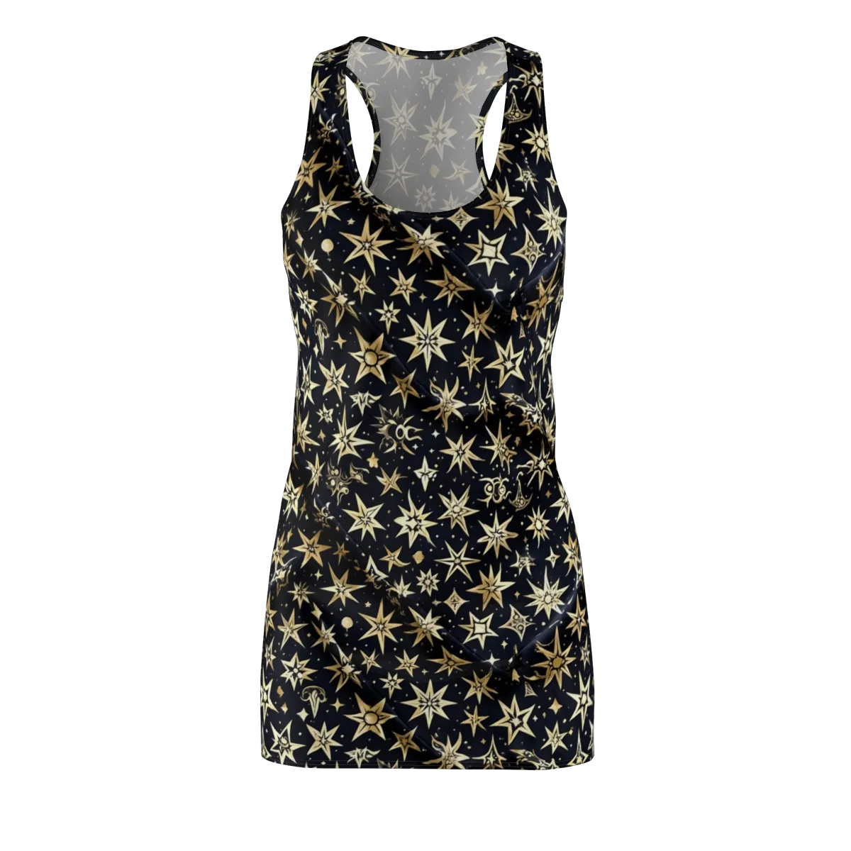 Gilded Nightfall on Racerback Dress — Front