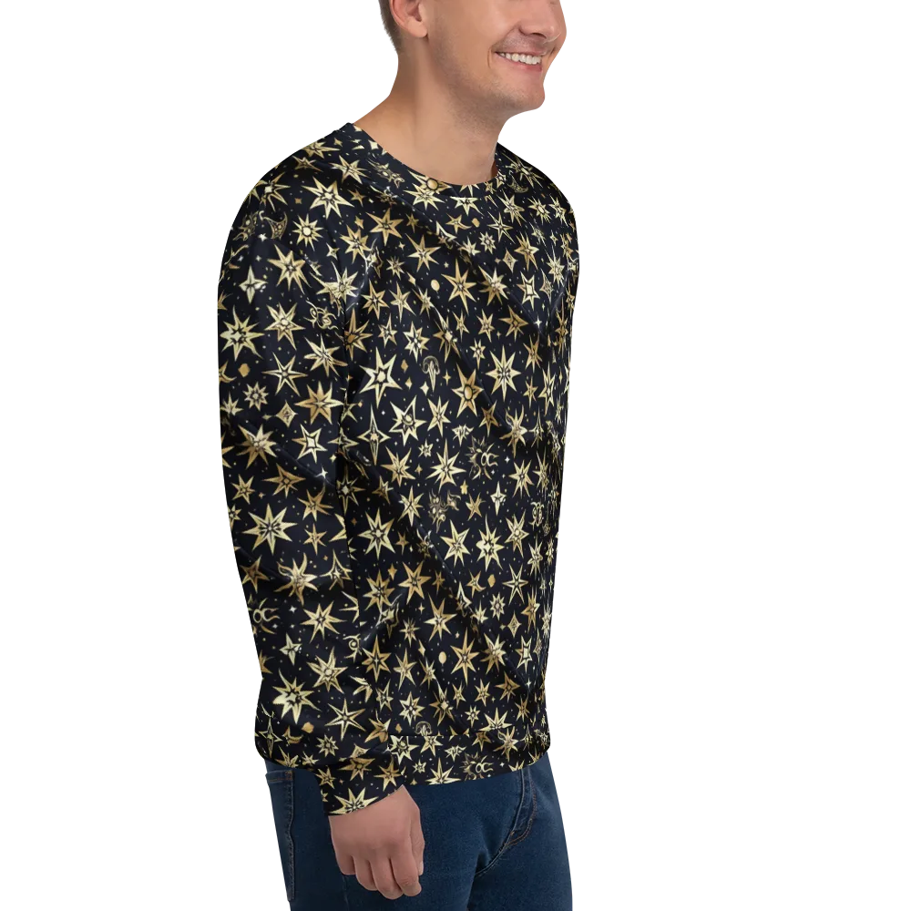 Gilded Nightfall on Sweatshirt — Right Front