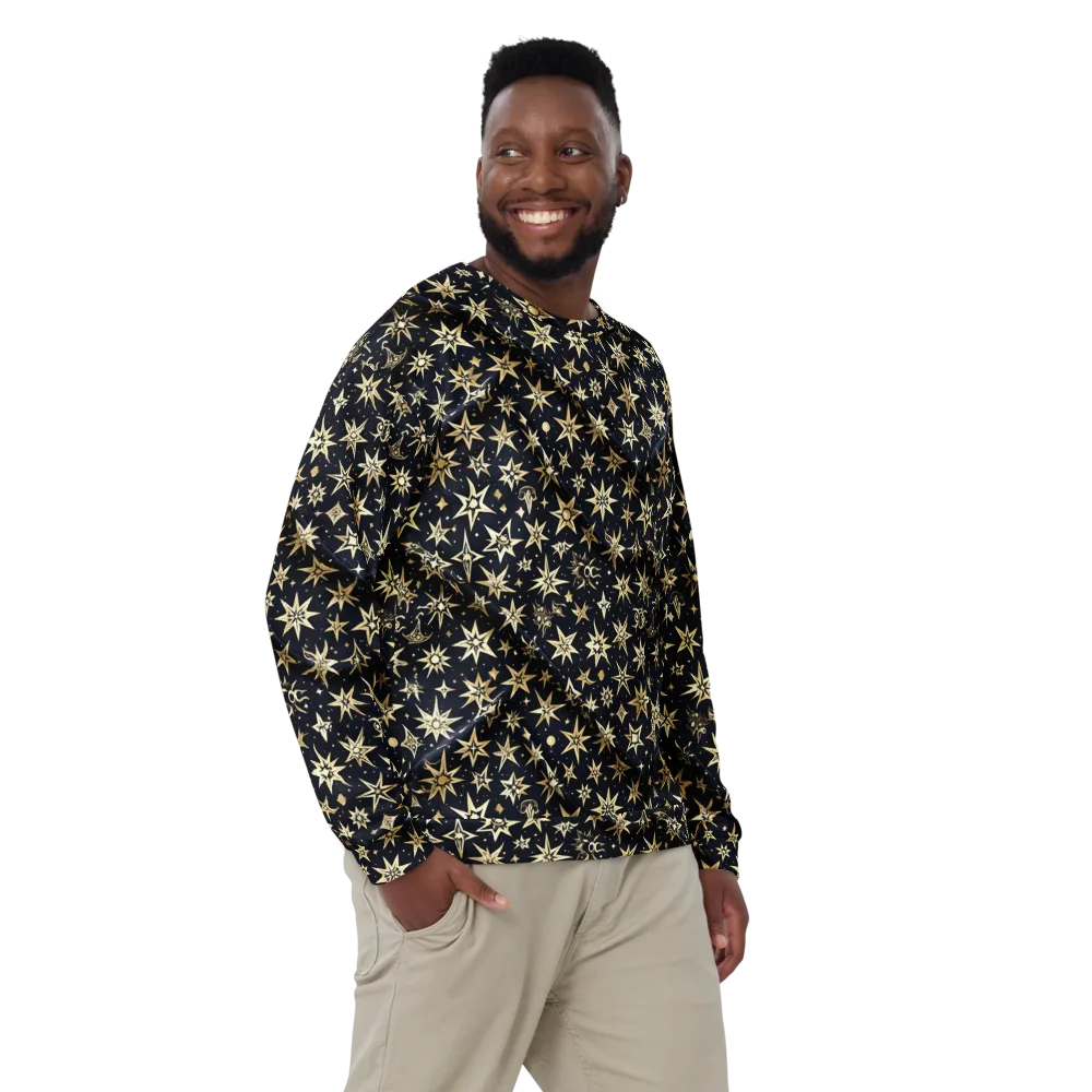 Gilded Nightfall on Sweatshirt — Front