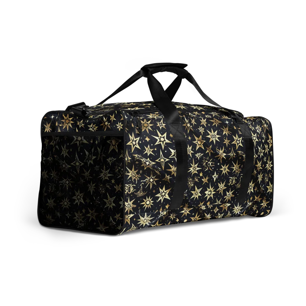 Gilded Nightfall on Duffle Bag — Right Front