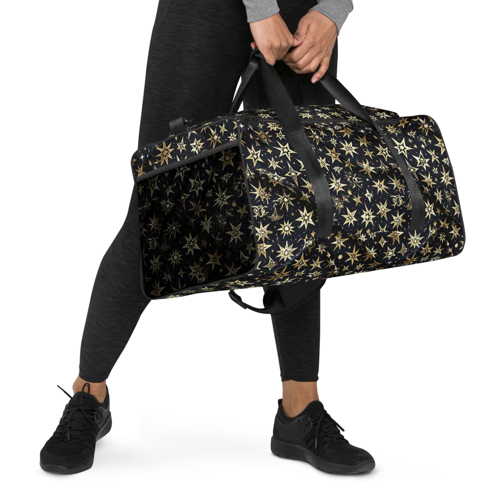 Gilded Nightfall on Duffle Bag — Right Front