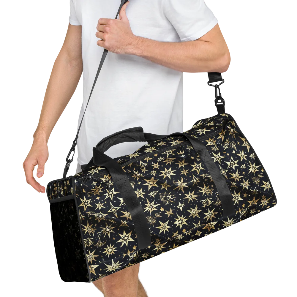Gilded Nightfall on Duffle Bag — Right Front
