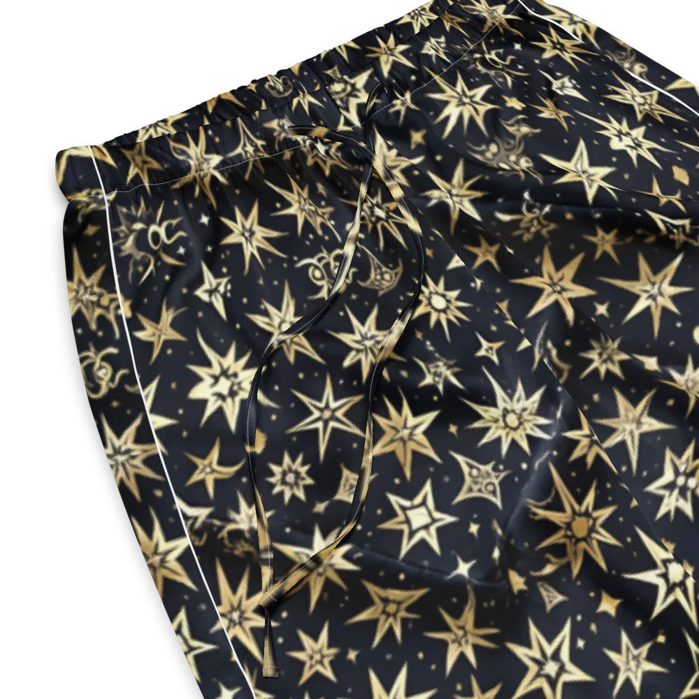 Gilded Nightfall on Women's Pajama Pants — Product details