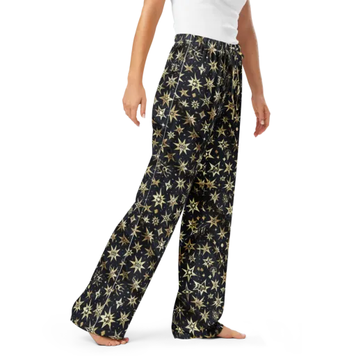 Gilded Nightfall on a Women's Pajama Pants