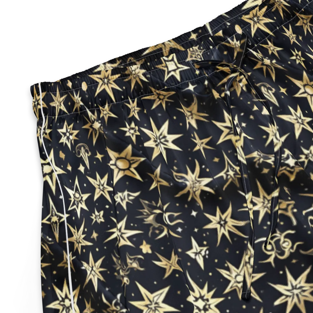Gilded Nightfall on Women's Pajama Shorts — Product details
