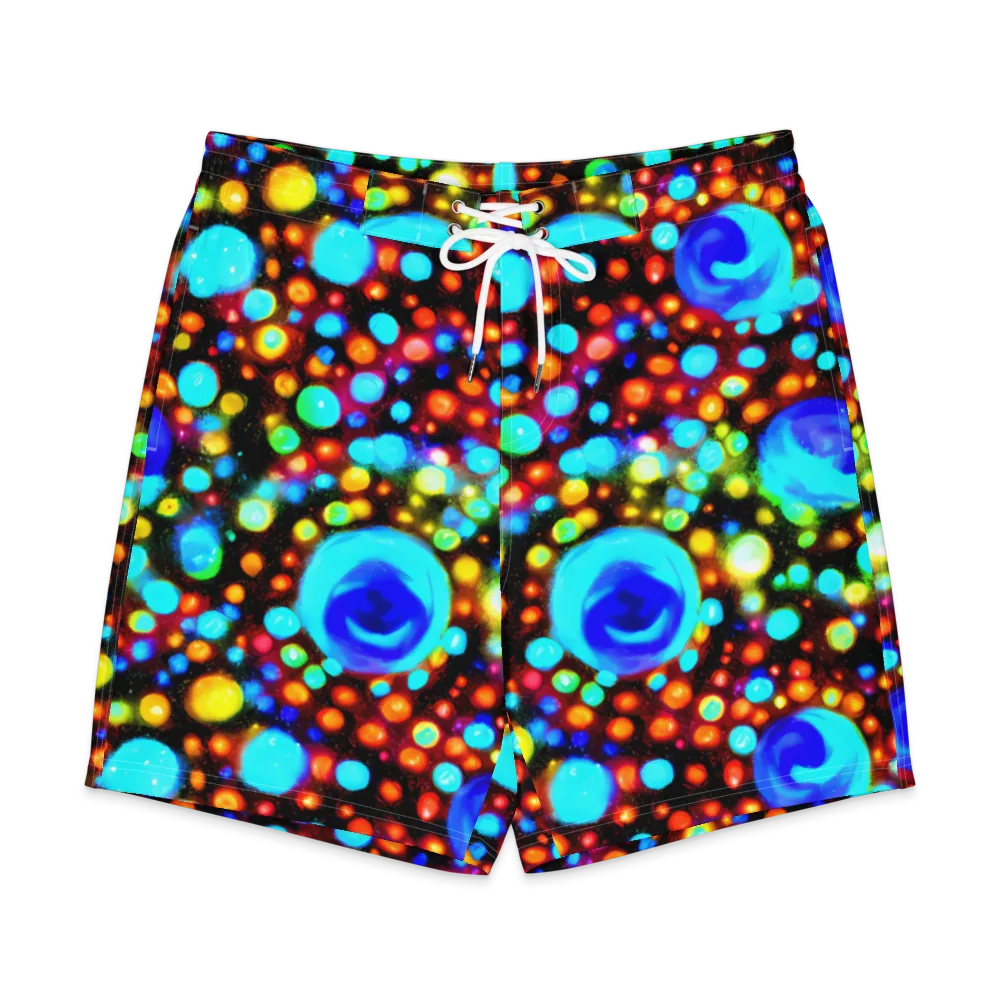 Prismatic Orbits on Men's Board Shorts — Front