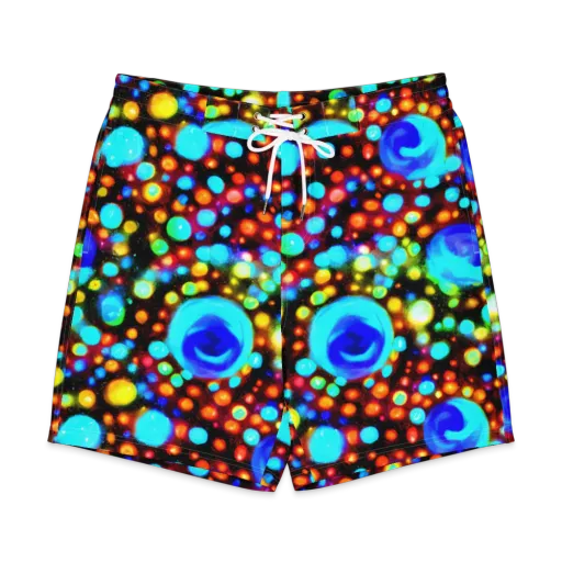 Prismatic Orbits on a Men's Board Shorts