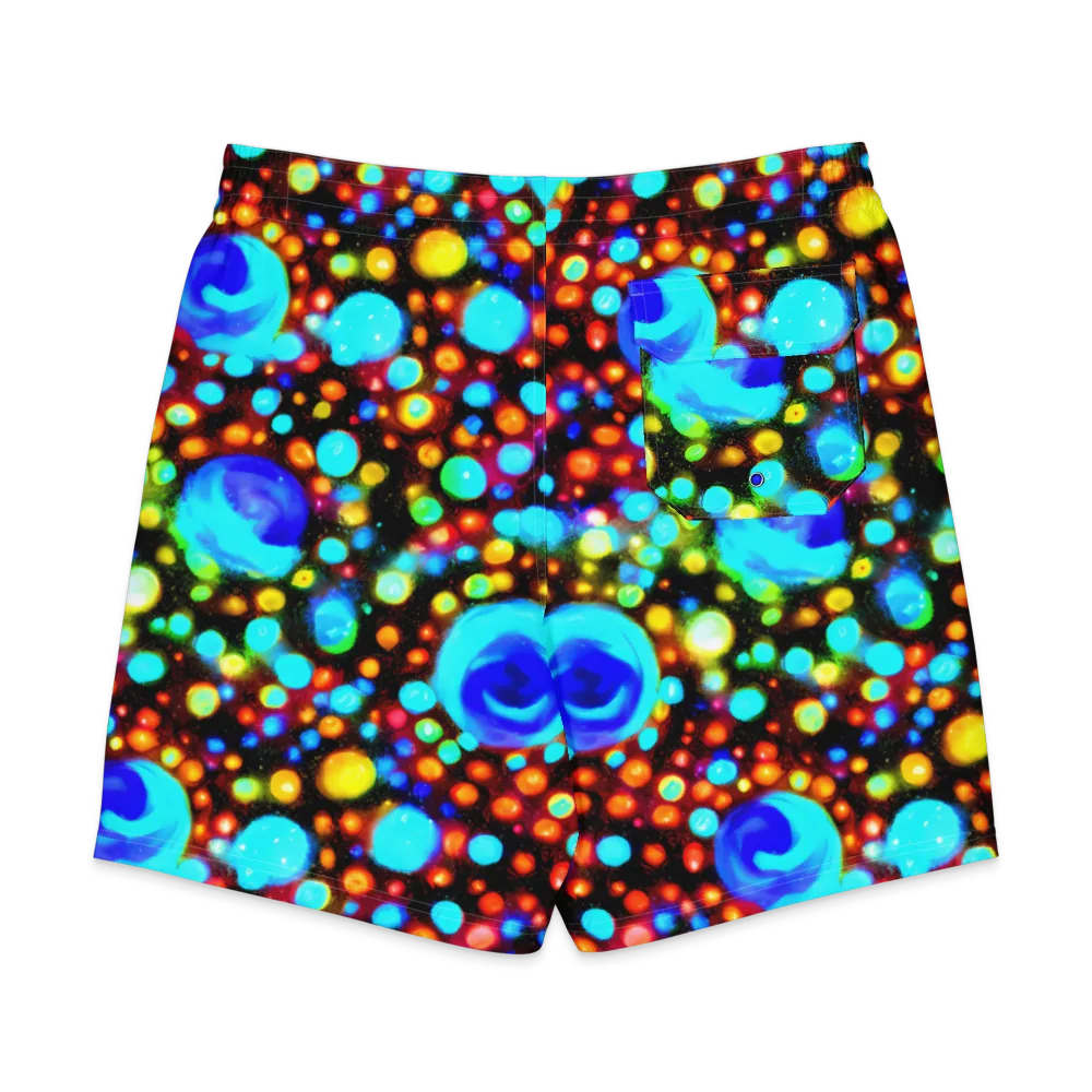 Prismatic Orbits on Men's Board Shorts — Back