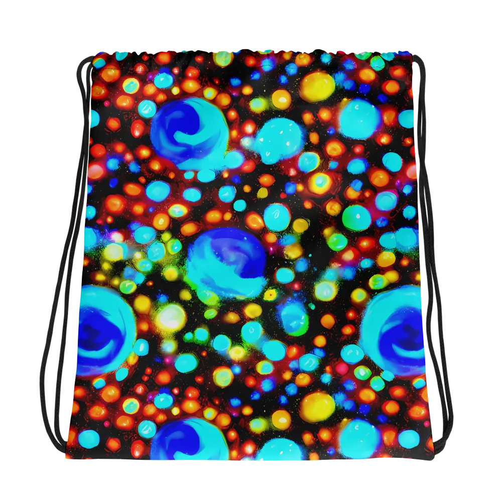 Prismatic Orbits on Drawstring Bag — Photo