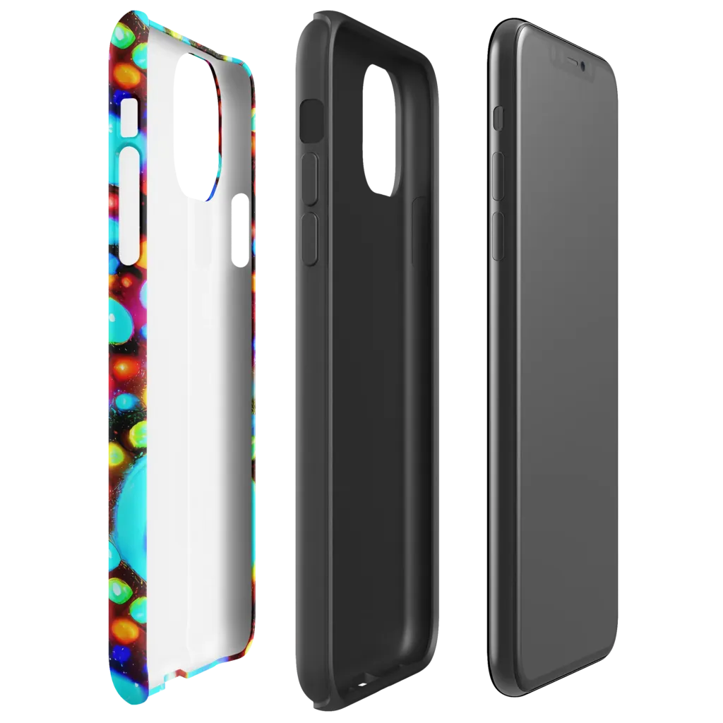 Prismatic Orbits on Tough Case for iPhone® — Right