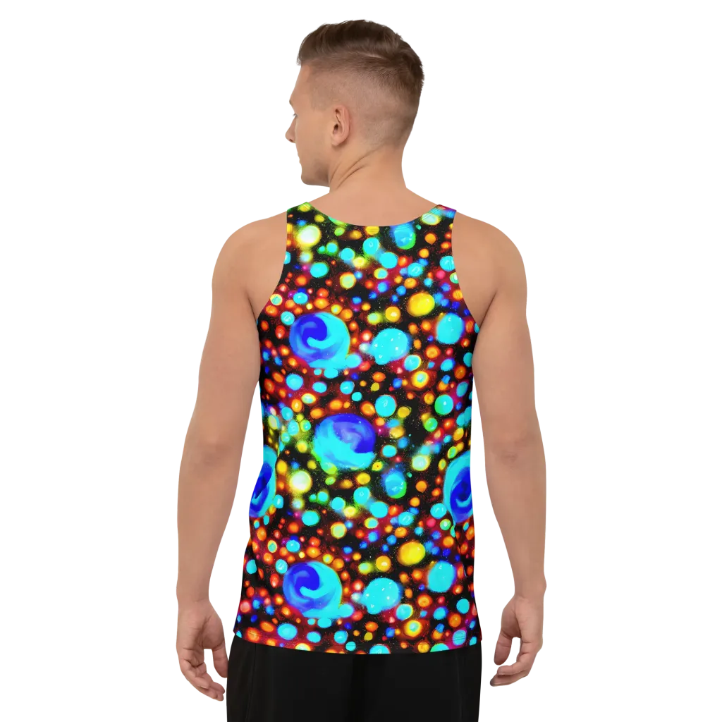 Prismatic Orbits on Men's Tank Top — Back