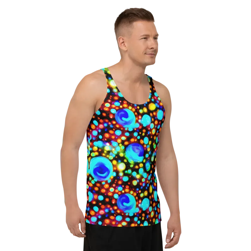 Prismatic Orbits on Men's Tank Top — Right Front