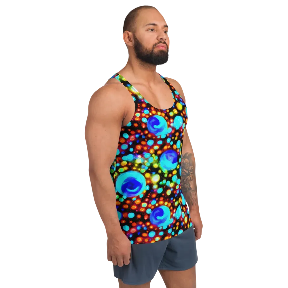 Prismatic Orbits on Men's Tank Top — Right Front