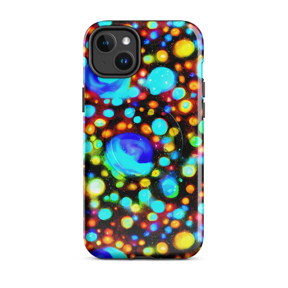 Prismatic Orbits on MagSafe Tough Case for iPhone® — Front