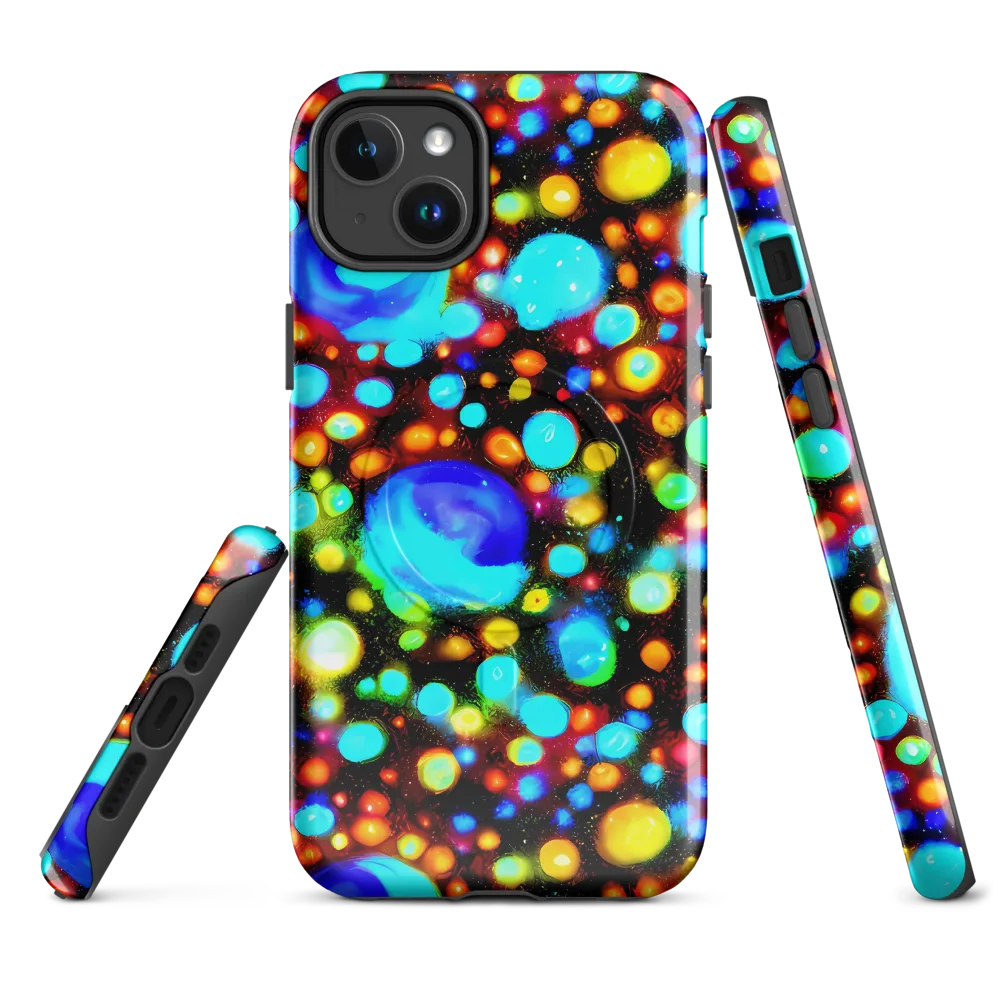 Prismatic Orbits on MagSafe Tough Case for iPhone® — Front