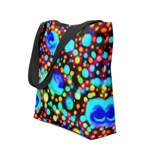 Prismatic Orbits on a Tote Bag