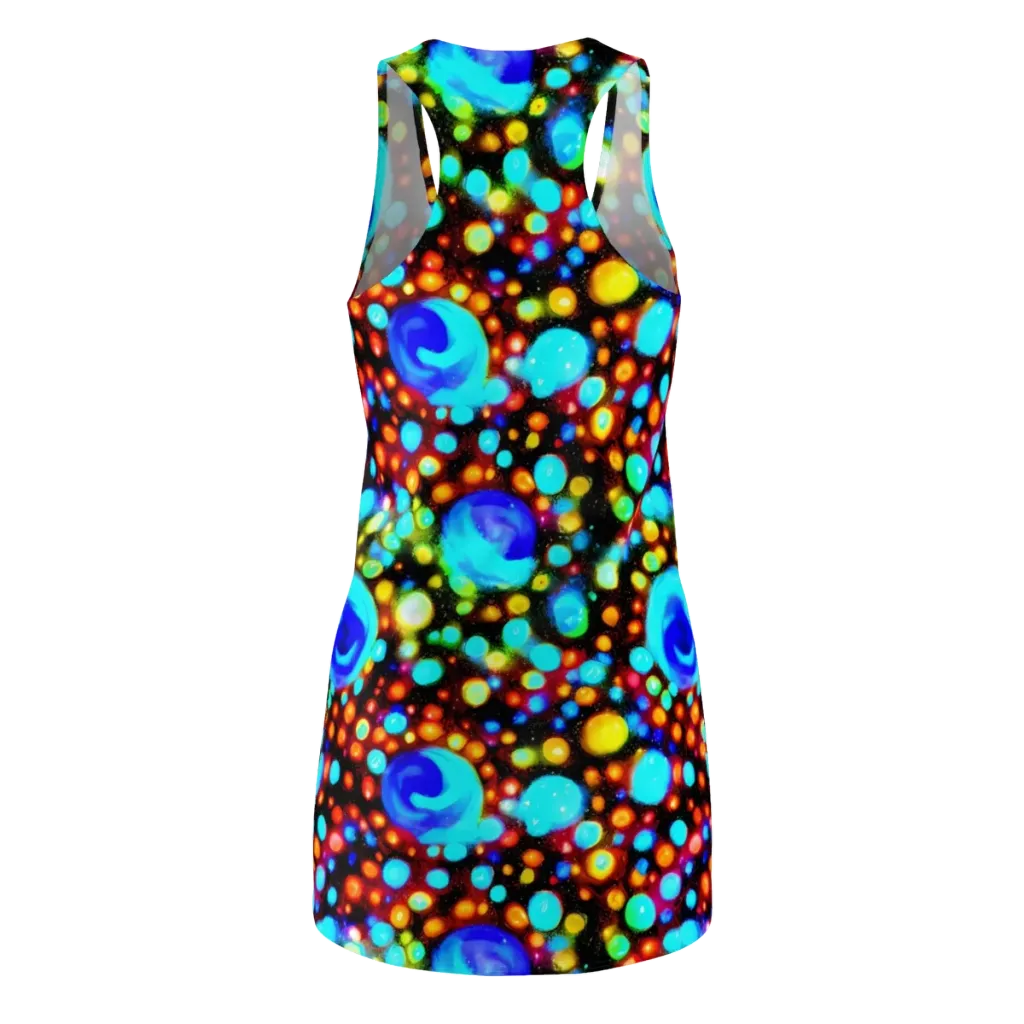 Prismatic Orbits on Racerback Dress — Back